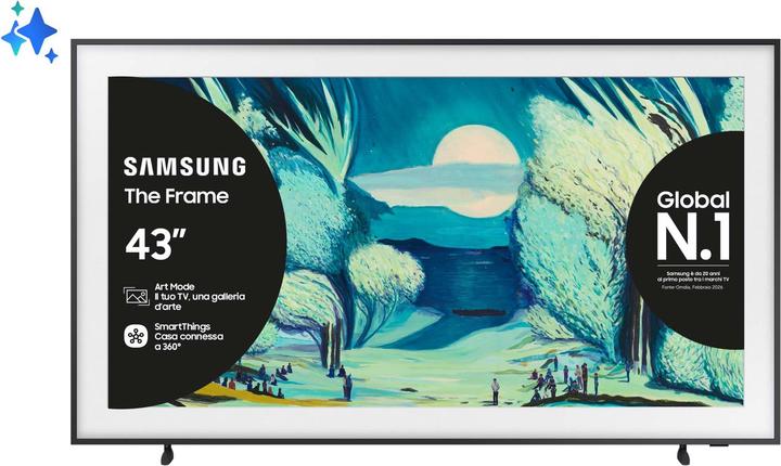 Produktbild Samsung QE43LS03FAU (43", The Frame, QLED, UHD, 2025, EU)