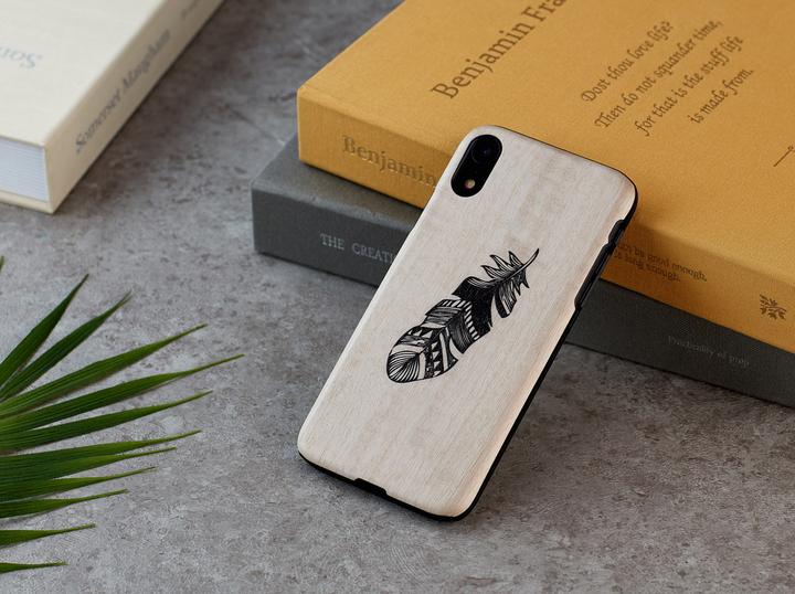 Immagine prodotto Man&Wood Custodia per smartphone iPhone XR nero indiano (Apple iPhone XR)