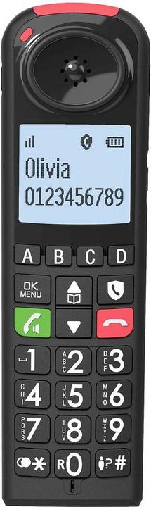 Produktbild Swissvoice Xtra Zusätzliches Mobilteil Wahlwiederholung Beleuchtetes Display Schwarz