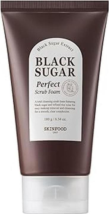 Skinfood Schwarzer Zucker Perfekter Peeling-Schaum 180ml (Reinigungspeeling, 180 ml)
