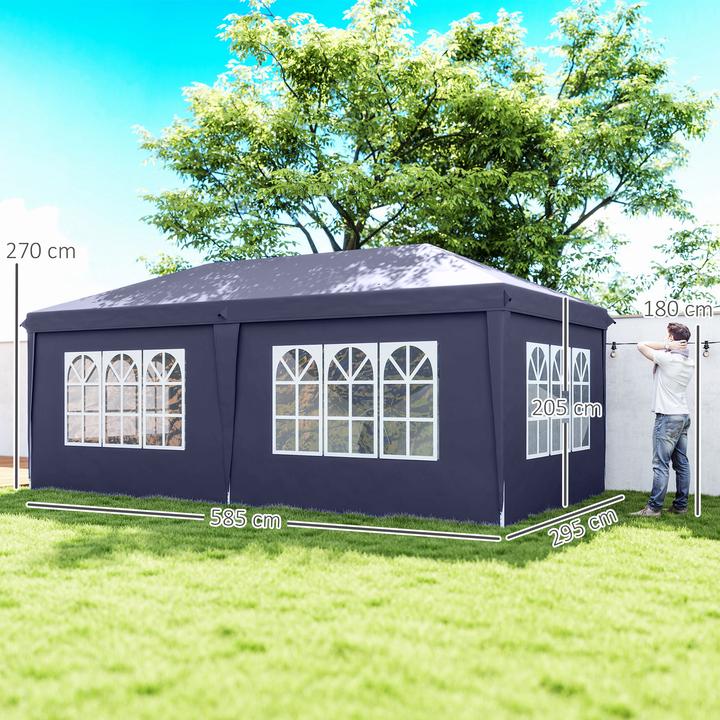 Image du produit Outsunny Pavillon pliable (585 cm, 295 cm)
