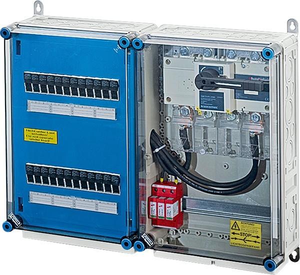 Produktbild Hensel HEN Mi PV 3621 PV-GAK, m. ÃSE u. Sicherung 12xPV-String 1WR
