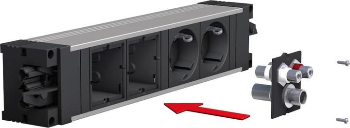 Produktbild Bachmann Blindabdeckung für Verkabelungs-Modul (3.80 cm)