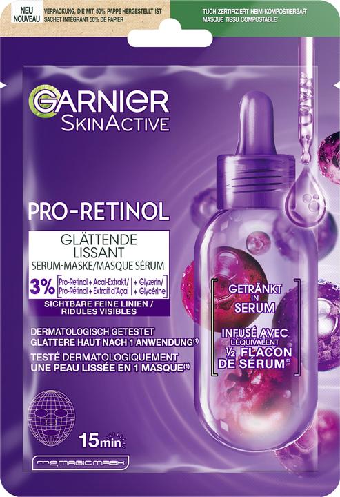 Garnier SkinActive Tuchmaske Retinol (22 ml)