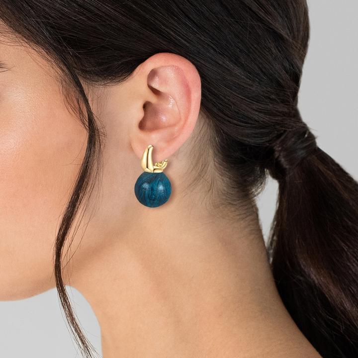 Produktbild Yokoamii Damen Metall Plastikperle gelbgold - 32050 (Metall-Legierung, Emaille)