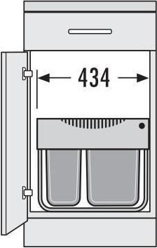 Produktbild Hailo Raumspar-Tandem-S 50 (30 l)