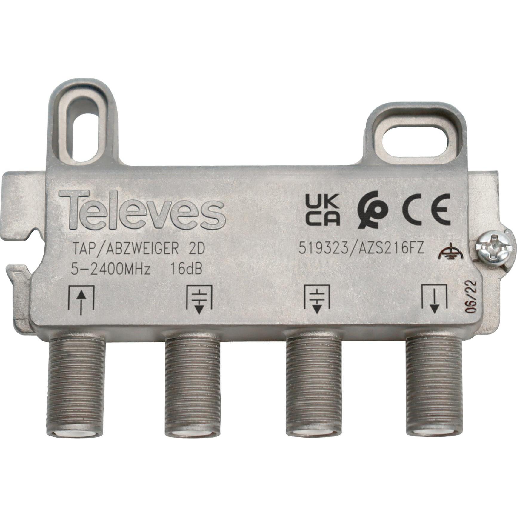 Televes Abzweiger (16 dB, Verteiler und Abzweiger), Antennenkabel