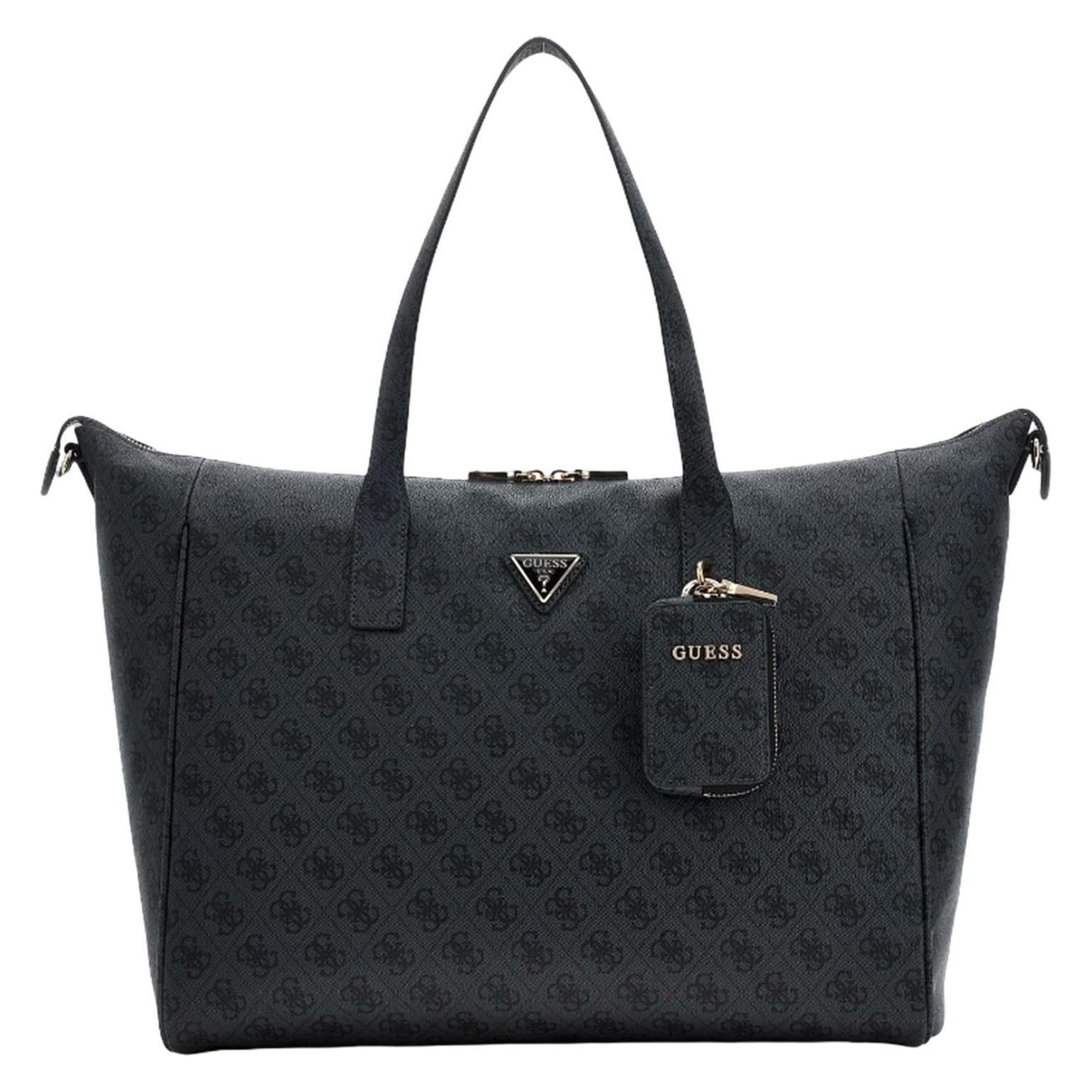 Guess, Damen, Handtasche, Latona Travel Carryon Tote, Grau