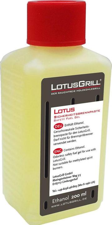 Actual product image LotusGrill Safety fuel paste