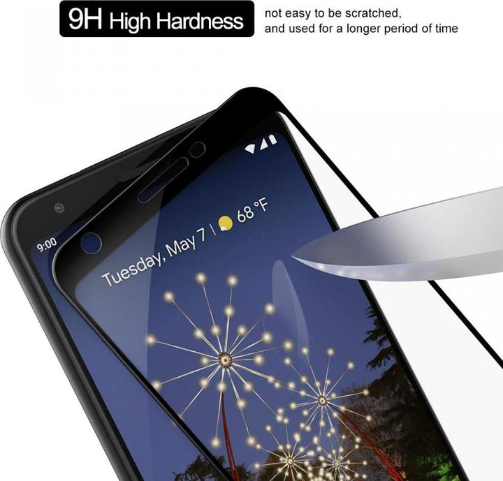 Image du produit Screenguard Google Pixel 3a Full Screen Protection en verre blindé 2.5D 9H (1 pcs, Google Pixel 3a)