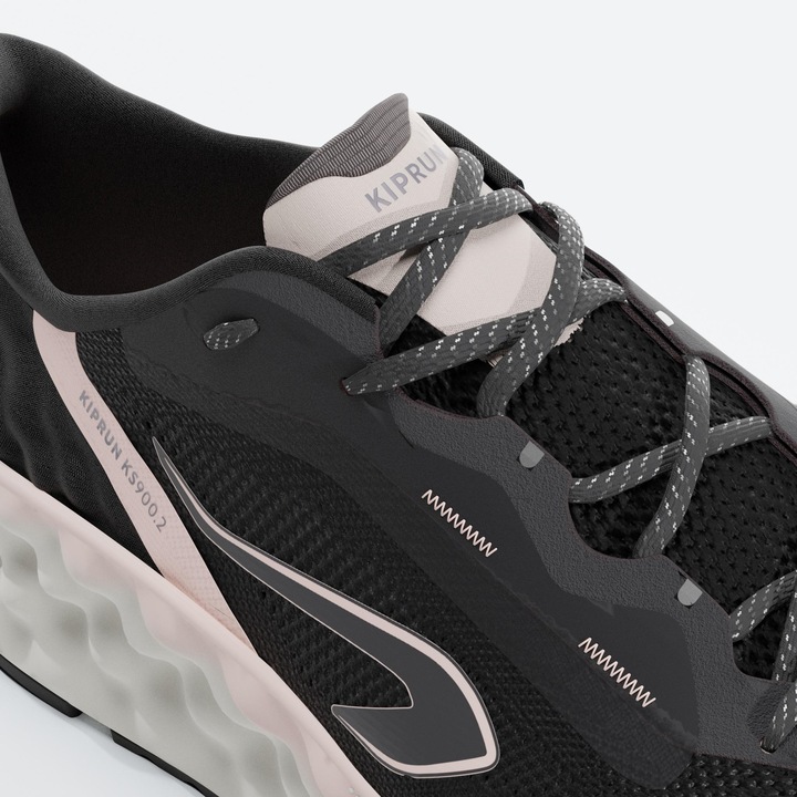 Produktbild Kiprun KS900.2 Women's running shoes - Black/pink (37)