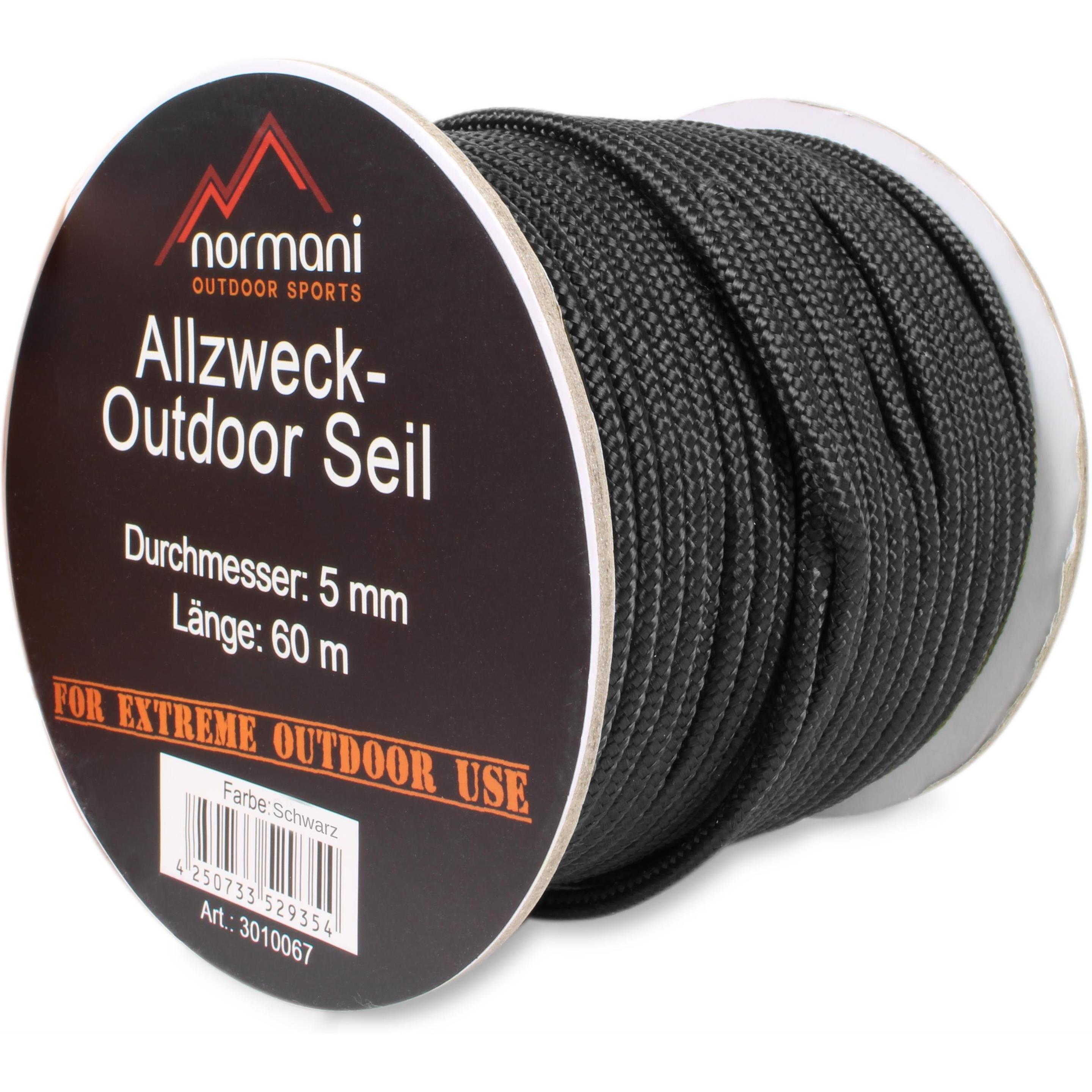 Normani, Seil, Allzweck-Outdoor-Seil 5 mm x 60 m Chetwynd (60 m)