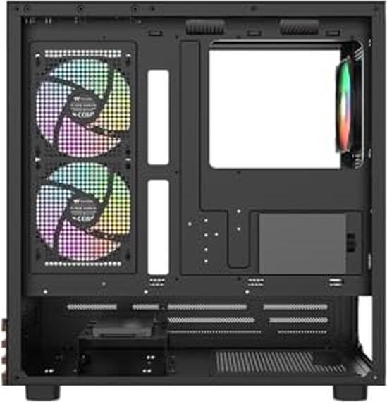 Actual product image Thermaltake View 270 Plus WS ARGB (schwarz/holz, Tempered Glass x 2, Holz-Struktur) (mATX, Mini-ITX, ATX, E-ATX)