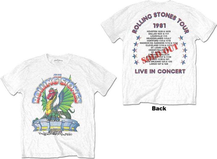 Actual product image The Rolling Stones 81 Tour Dragon (XL)
