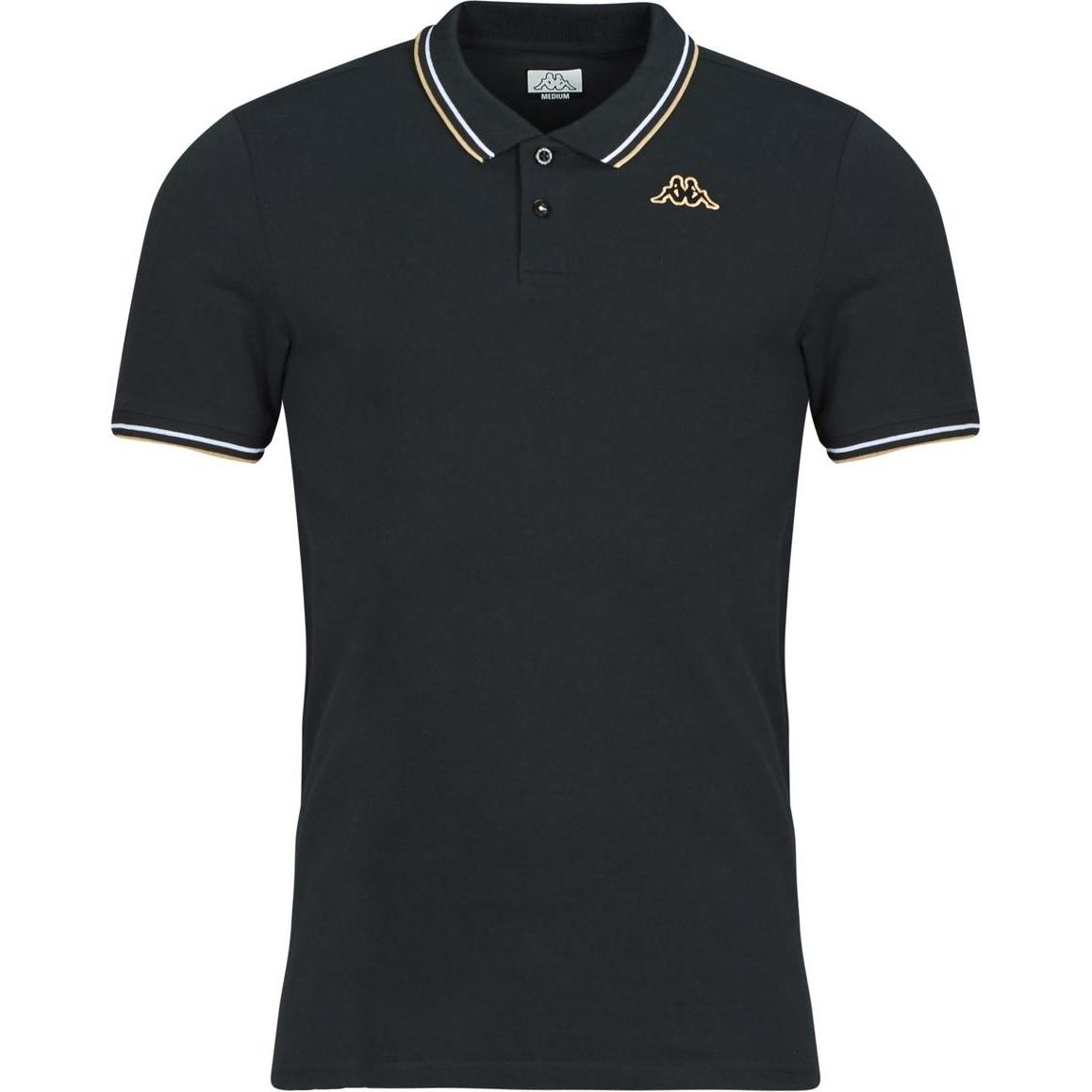 Kappa, Herren, Shirt, Logo Korpo Ezio 2, Beige, Schwarz, (S)