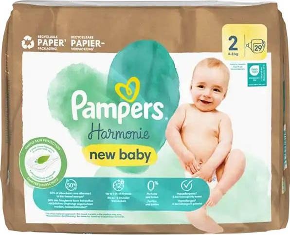 Produktbild Pampers Harmonie (Gr. 2, Tragepack, 29 Stück)