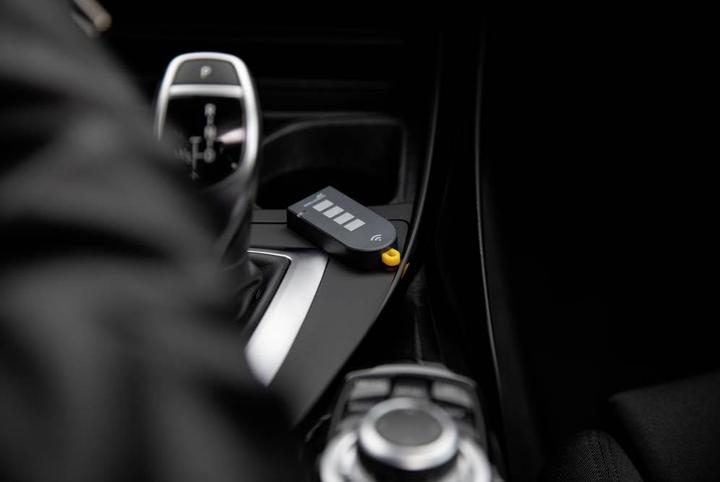 Actual product image Schellenberg Radio handheld transmitter DRIVE, 4 channel, 868.4 MHz, anthracite