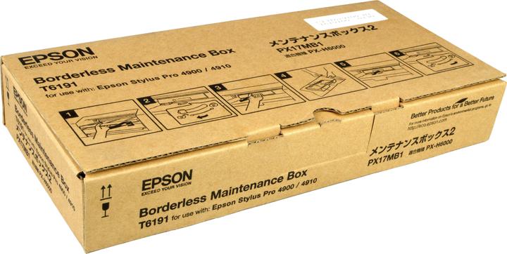 Actual product image Epson Borderless Maintenance Tank Stylus Pro 4900 Maintenance Unit Standard Capacity 35,000 Pages 1-Pack