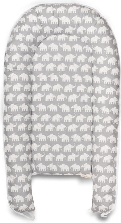 Image du produit Ullenboom Nid d'ange Éléphants gris 55 x 95 cm
