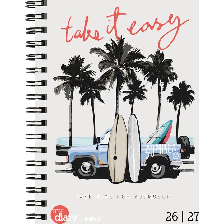 Image du produit Biella Agenda scolaire mydiary Wire-O (12 x 16,5 cm, 1 semaine / 2 pages)