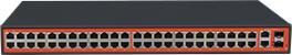 Actual product image Wi-Tek 48FE+2GIGA COMBO SFP POE (48 ports)