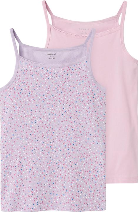 Produktbild Name it Nkfstrap Top 2p Pastel Lilac Dot Noos (158, 164)