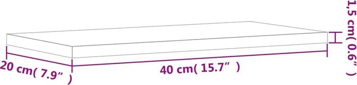 Immagine prodotto vidaXL Sheeree (40 x 20 x 1,5 cm)