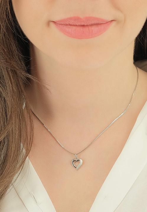 Image du produit Muau Pendant heart yellow gold 750, 16x11mm (Or jaune 750/18K)