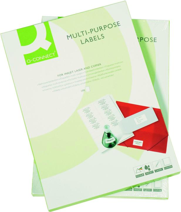 Actual product image Q-Connect Label Universal 70x50,8 mm white