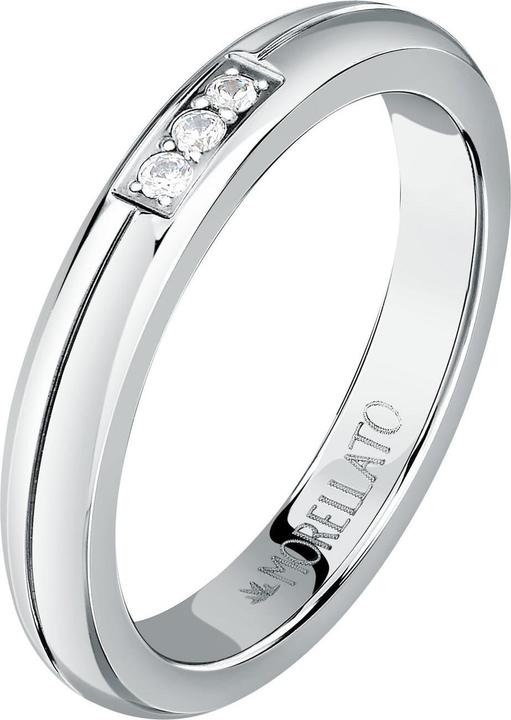 Actual product image Morellato Decent steel ring with crystals Love Rings SNA48 - Circuit: 52 mm (52)