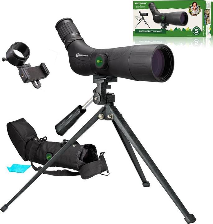 Actual product image Freek Vonk x Bresser Spotting Scope - 15-45x60 magnification - Incl.TABLEMENTATIVE AND STAY-ON BAS