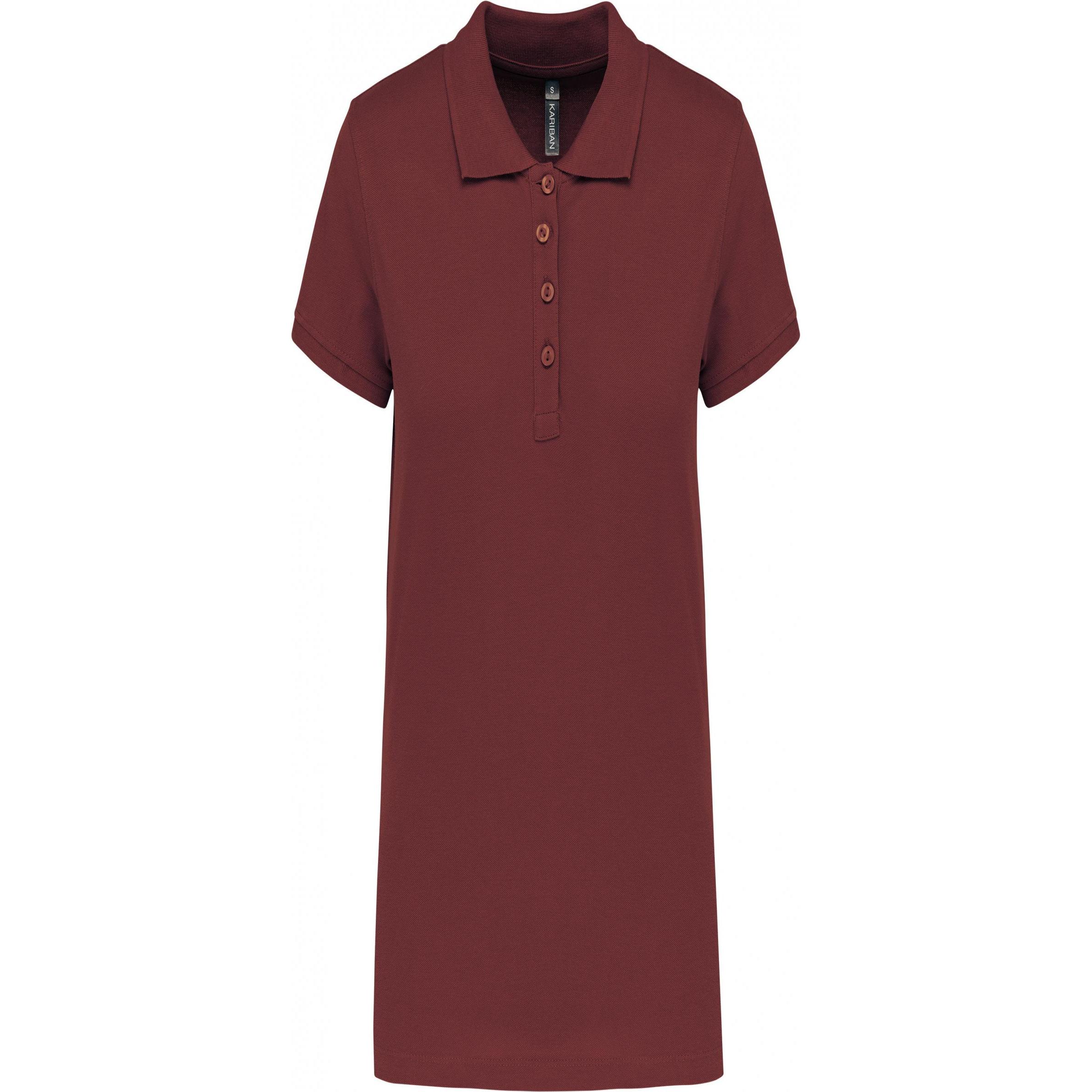 Kariban, Damen, Shirt, Piqué, Rot, (XL)