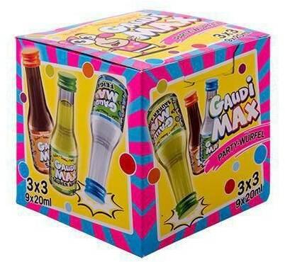 GaudiMax Gaudi Max Partywürfel 09 x 0.02l (9 x 2 cl)