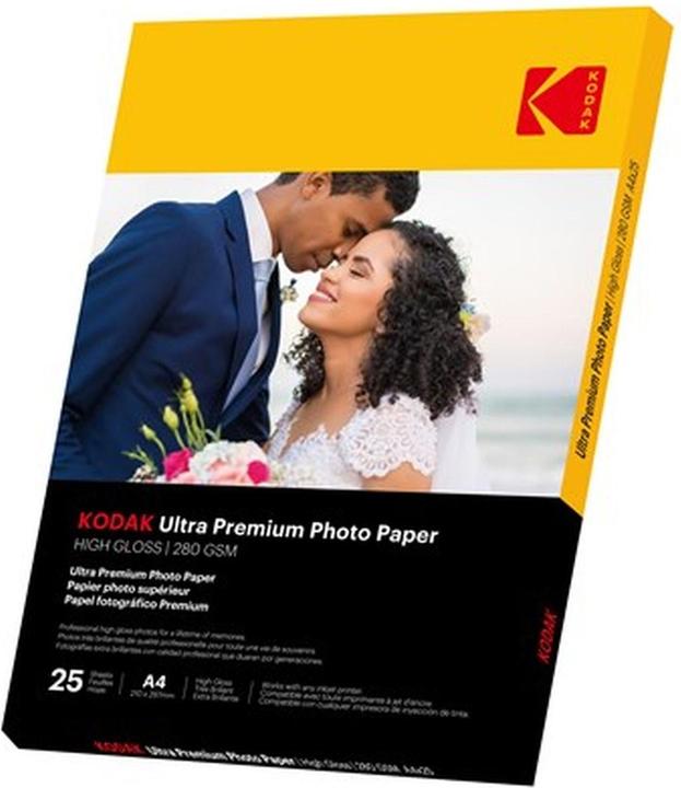 Image du produit Kodak Ultra Prem Photo 280g 10.4 Glossy A4x25 (280 g/m², A4, 25 pcs)