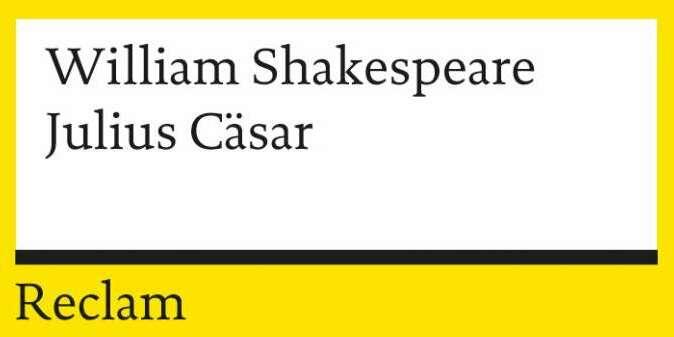 Produktbild Julius Cäsar (Deutsch, August Wilhelm Schlegel, Dietrich Klose, William Shakespeare, 2006)