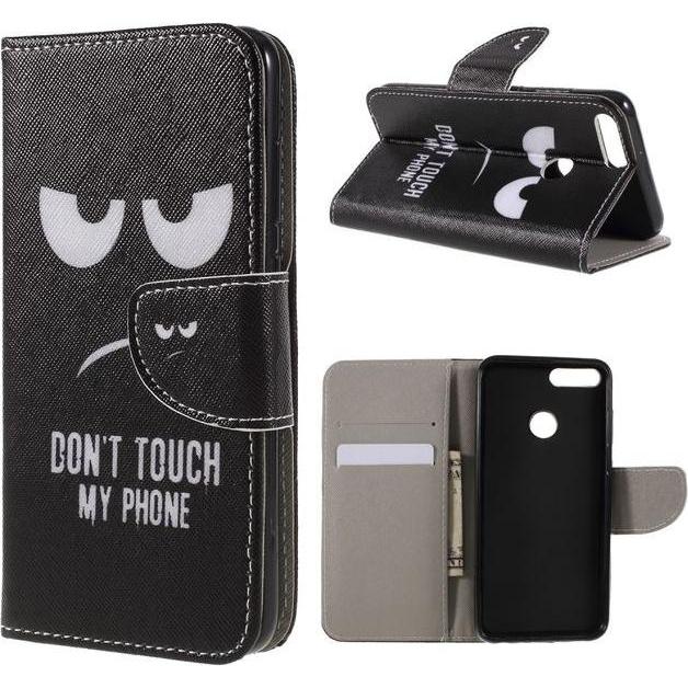 MU Style Leder Bookcover Image Series (Honor 9 Lite), Smartphone Hülle, Mehrfarbig