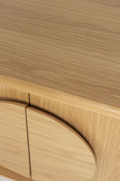 Actual product image Zuiver Sideboard Groove 2 Doors Natural Oak (82 x 40 x 58 cm)