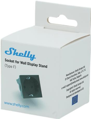 Shelly Socket for Wall Display Stand Black