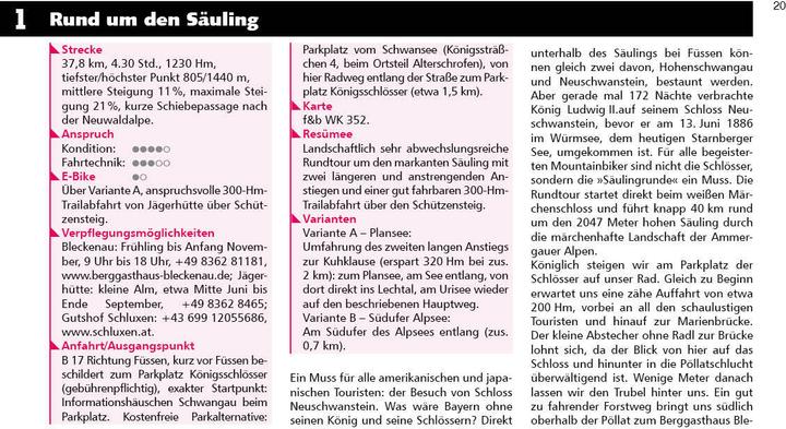 Nährwerte und Zutaten Bayerische Alpen (Deutsch, Stephan Baur, 2022)
