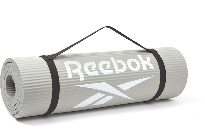 Actual product image Reebok Fitness/training mat, 10mm, grey (10 mm)