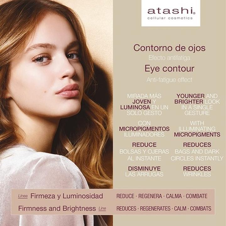 Immagine prodotto Atashi CELLULAR PERFECTION SKIN SUBLIME contorno occhi lifting iluminante 15 ml (Siero per la cura degli occhi, 15 ml, Notte)