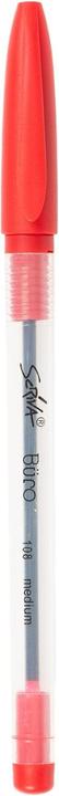 Scriva Office Focus office biros, red, 12 pens (Red, 12 x)