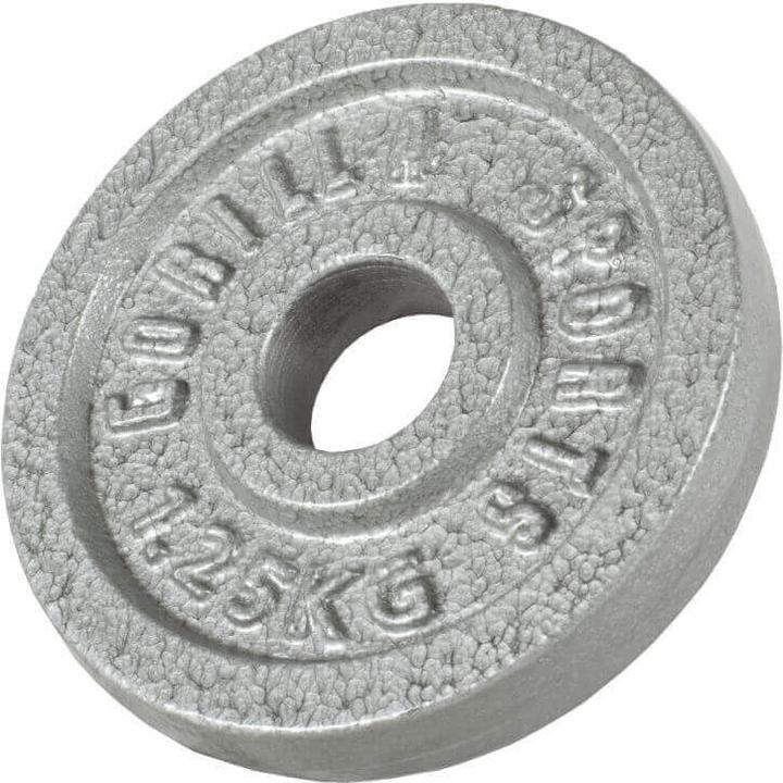Immagine prodotto Gorilla Sports Peso piastra in argento fuso 0,5-30 KG (1 x 1,25 kg)