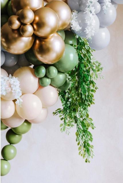 Image du produit Partydeco Ballons à chaîne Linking Ballon décoratif or métallisé 33cm, 20 pièces (20 x)