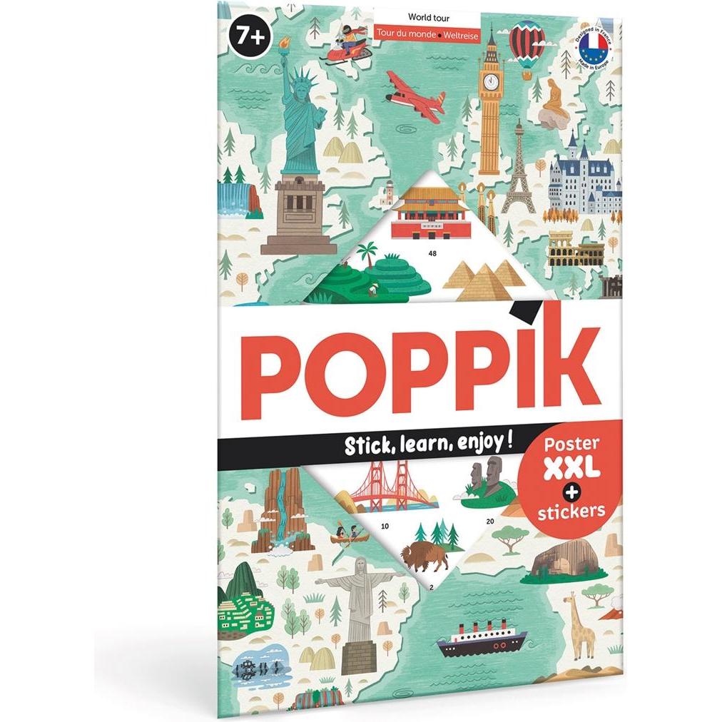 Poppik, Sticker, Sticker Lernposter Weltreise