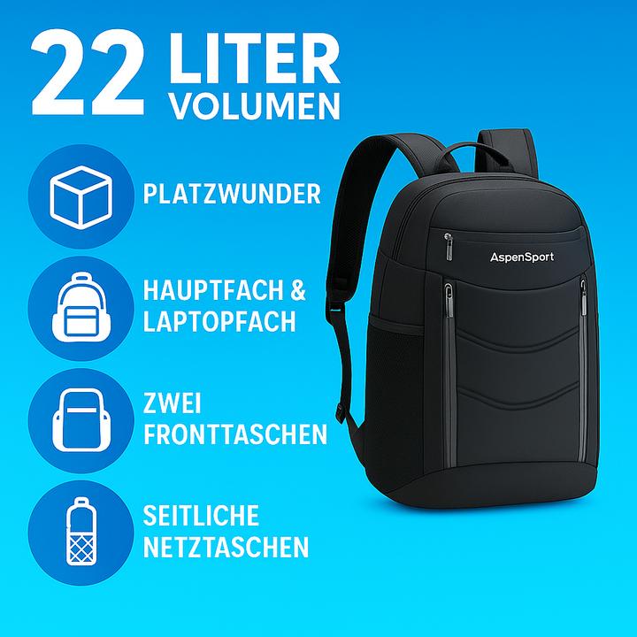 Immagine prodotto AspenSport Zaino tuttofare per donna e uomo (22 l)