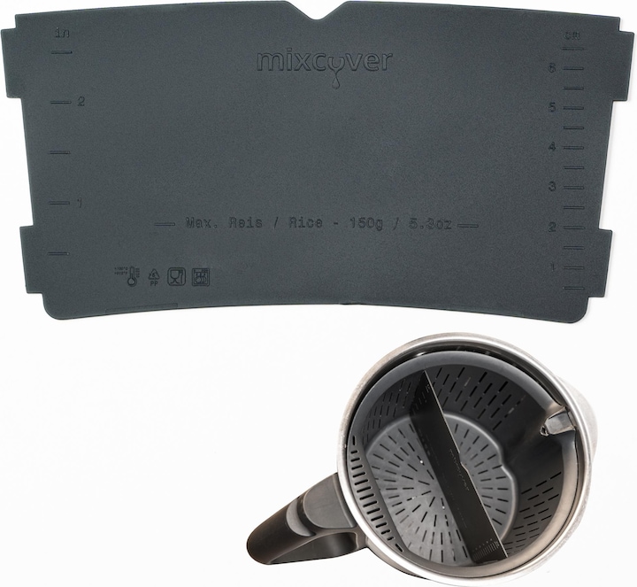 Immagine prodotto Mixcover Divisorio per cestello di cottura per Thermomix TM6 TM5 TM31, raschietto per ciotola di miscelazione
