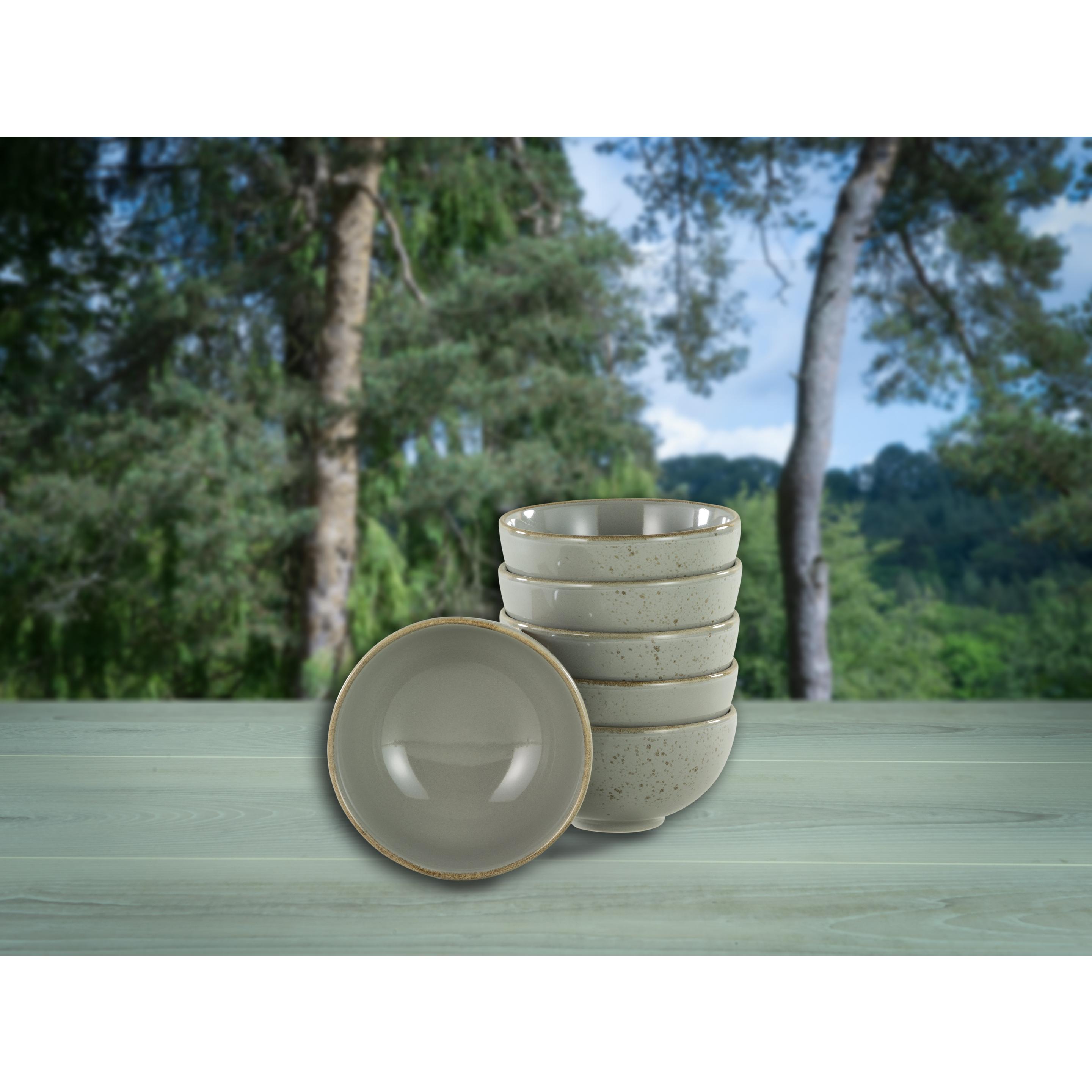 Thumbnail - CreaTable Nature collection, Schüssel + Schale, Grau