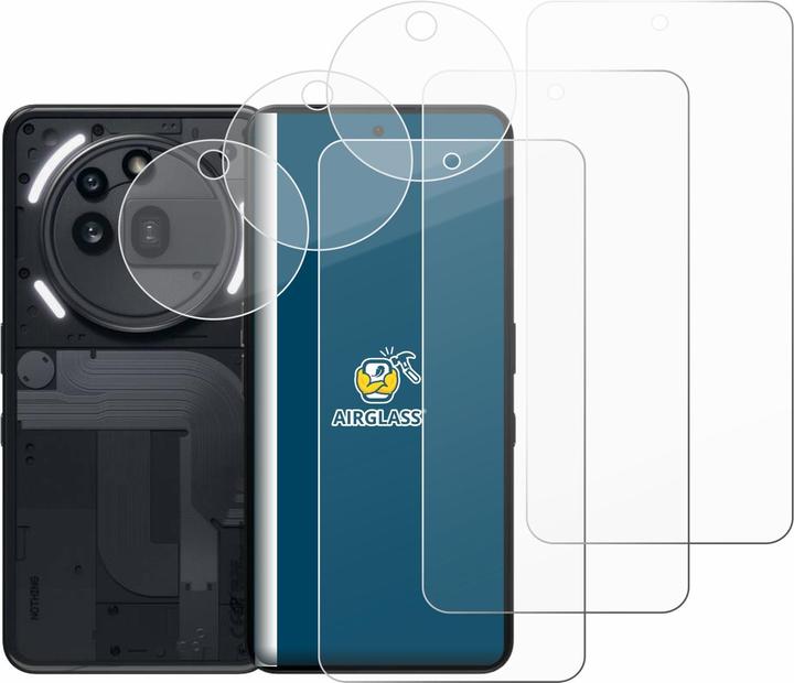 Actual product image BROTECT AirGlass Glass (3 pcs., Nothing Phone (3a) Pro)