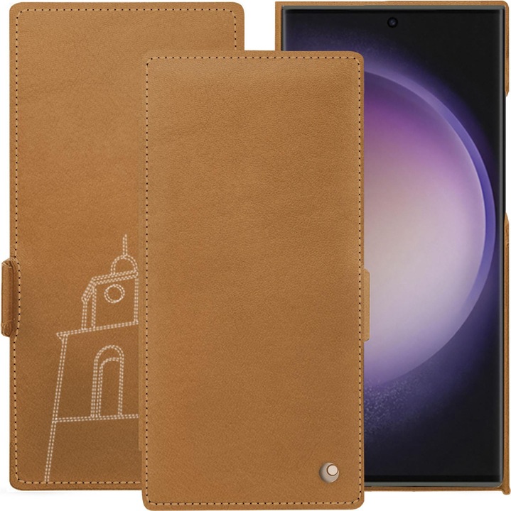 Actual product image Noreve Horizontal leather flap shell (Samsung Galaxy S23 Ultra, Samsung Galaxy S24 Ultra)